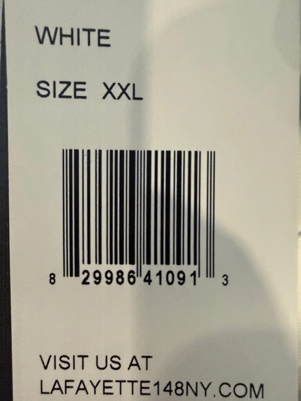 Lafayette 148 New York White Band-Collar Button Shirt - Picture 5 of 5